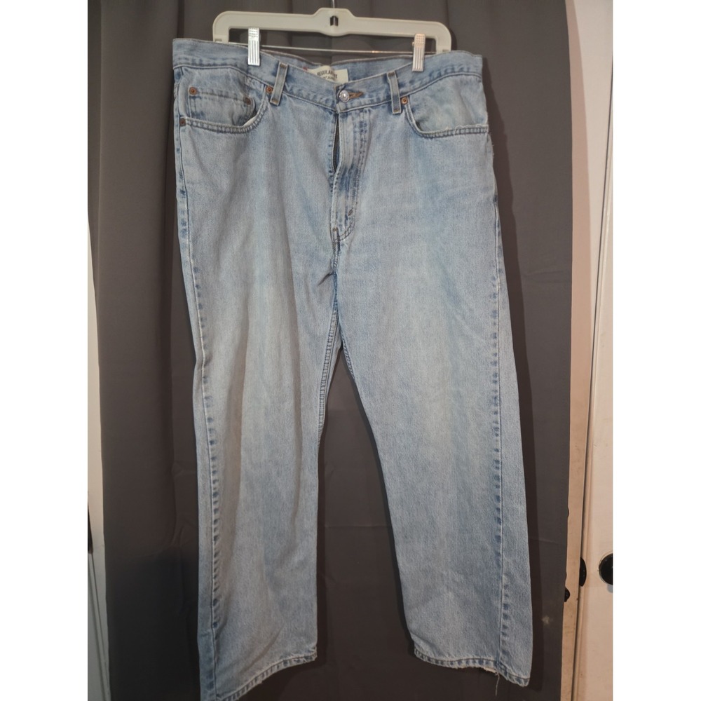Vintage Y2K Levi's 505 Light Wash Straight leg 38x30 Jeans Made in USA *